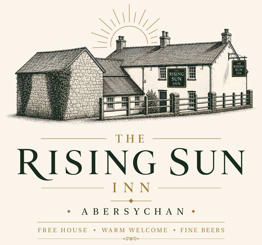 The Rising Sun Inn, Abersychan. Free house, warm welcome, fine beers.